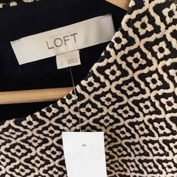 NWT Ann Taylor Loft Flounce Dress - Picture 2 of 8